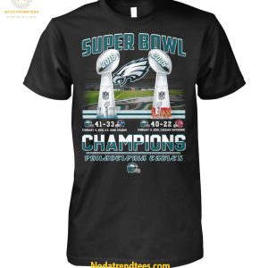 Super Bowl 40-22 Champions Philadelphia Eagles 2018-2025 Special New Unisex T-Shirt