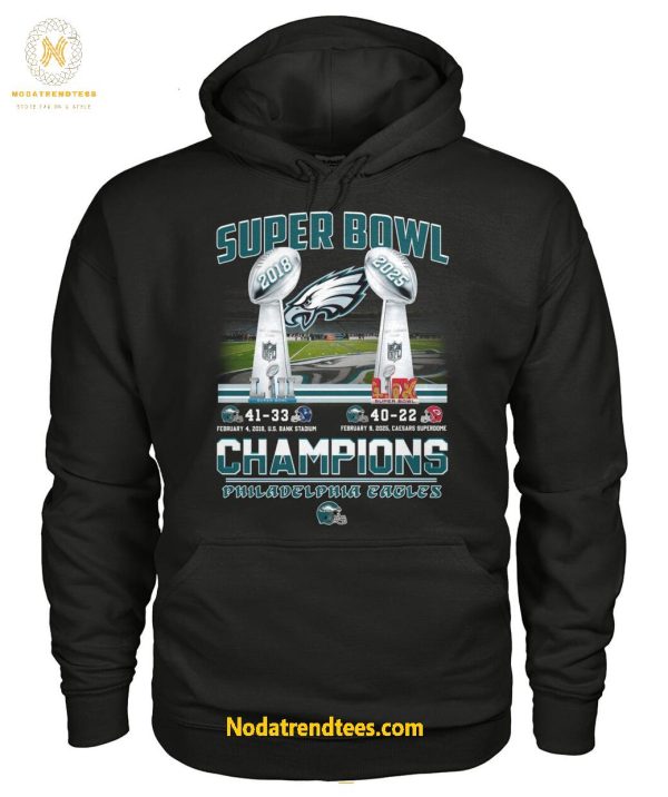 Super Bowl 40-22 Champions Philadelphia Eagles 2018-2025 Special New Unisex T-Shirt