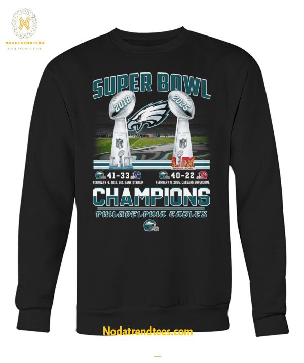 Super Bowl 40-22 Champions Philadelphia Eagles 2018-2025 Special New Unisex T-Shirt