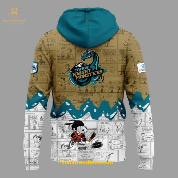 Tahoe Knight Monsters 75th Anniversary of Peanuts For Fan Special New Hoodie