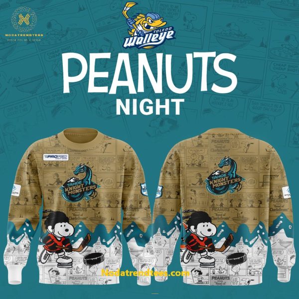 Tahoe Knight Monsters 75th Anniversary of Peanuts For Fan Special New Hoodie