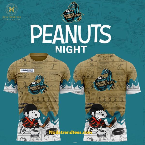 Tahoe Knight Monsters 75th Anniversary of Peanuts For Fan Special New Hoodie