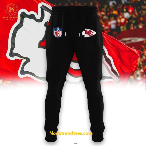 The Kingdom Is Ours Kansas City Chiefs Super Bowl LIX Champions 5 Cups Hoodie Longpants Cap