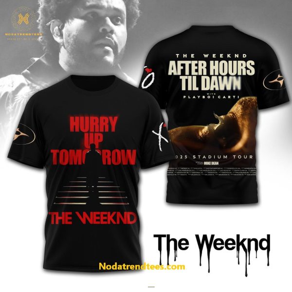 The Weeknd After Hours Til Dawn With Playboi Carti 2025 Stadium Tour Unisex 3D T-Shirt