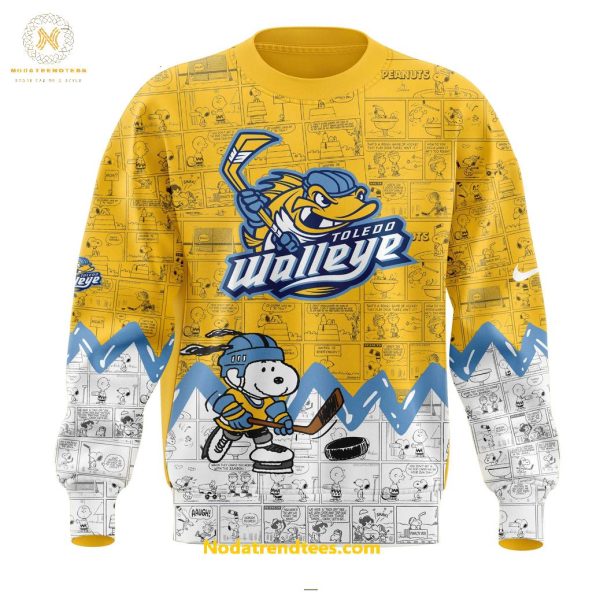 Toledo Walleye Anniversary Of Peanuts Night For Fans Special New Unisex 3D T-Shirt