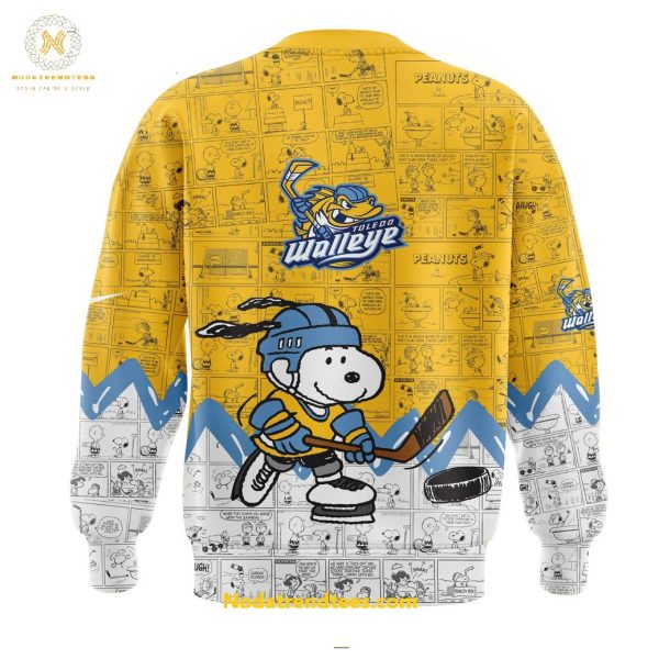 Toledo Walleye Anniversary Of Peanuts Night For Fans Special New Unisex 3D T-Shirt