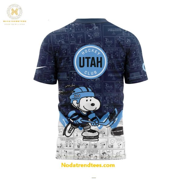 Utah Hockey Anniversary Of Peanuts Night For Fans Special New Unisex 3D T-Shirt