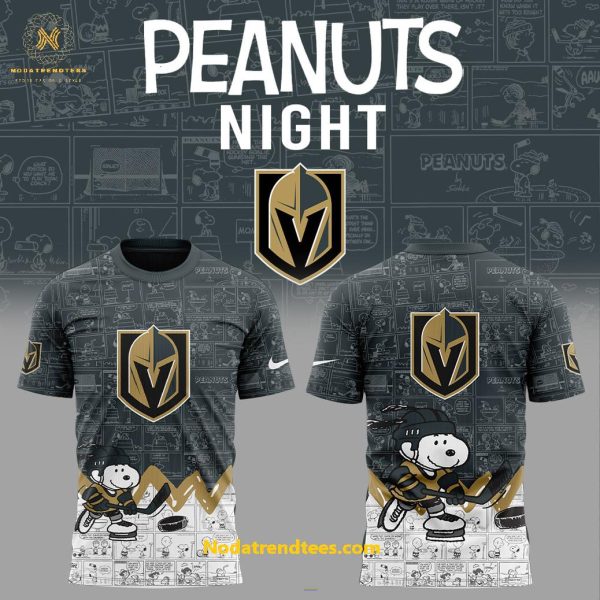 Vegas Golden Knights x Black Hockey History Game Night Limited Edition Unisex 3D T-Shirt