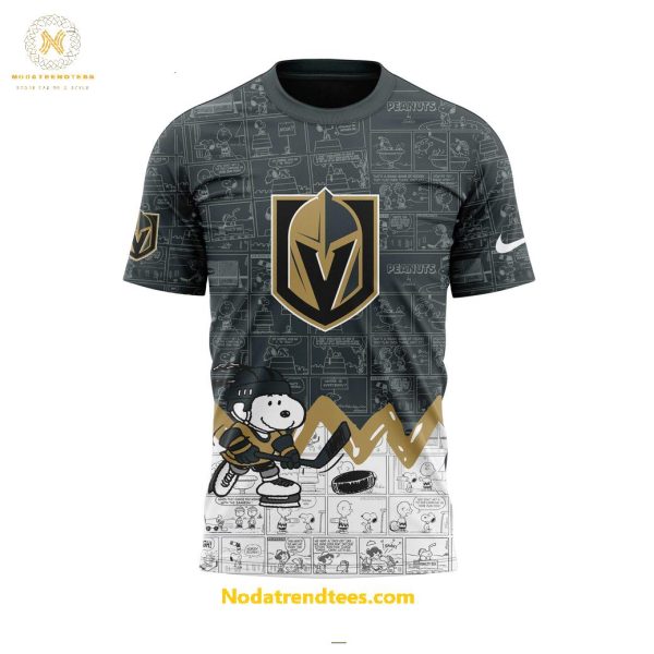 Vegas Golden Knights x Black Hockey History Game Night Limited Edition Unisex 3D T-Shirt