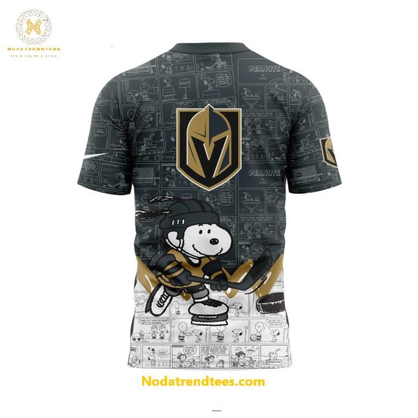 Vegas Golden Knights x Black Hockey History Game Night Limited Edition Unisex 3D T-Shirt