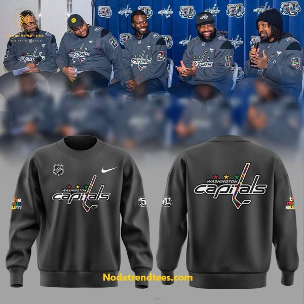 Washington Capitals Black History Month 2025 Special New Hoodie Longpants Cap