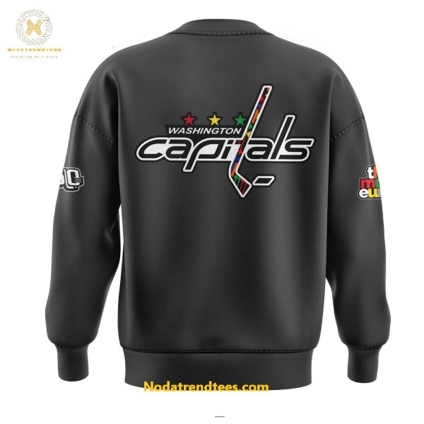 Washington Capitals Black History Month 2025 Special New Hoodie Longpants Cap