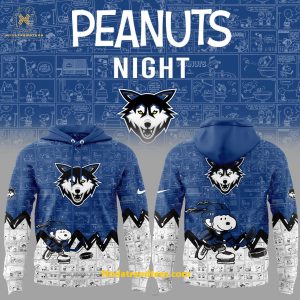 Watertown Wolves 75th Anniversary Of Peanuts Night For Fans Special New Hoodie