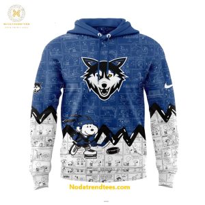 Watertown Wolves 75th Anniversary Of Peanuts Night For Fans Special New Hoodie